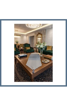 Buradabulabilirsin Çizgili Tek Runner, Colber Tek Runner 40x140cm Gri Bbz Buradabulabilirsin Çizgili Tek Runner, Colber Tek Runner 40x140cm Gri Bbz