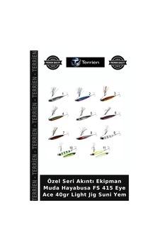 Özel Seri Akıntı Ekipman Muda Hayabusa Fs 415 Eye Ace 40gr Light Jig Suni Yem Özel Seri Akıntı Ekipman Muda Hayabusa Fs 415 Eye Ace 40gr Light Jig Suni Yem