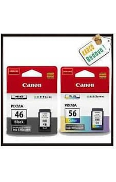 Canon Pg-46 Cl-56 Mürekkep Kartuş Canon Pıxma E404 C Canon Pg-46 Cl-56 Mürekkep Kartuş Canon Pıxma E404 C