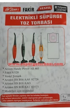Ariston Hs B16 Süpürge Torbası Ariston Hs B16 Süpürge Torbası