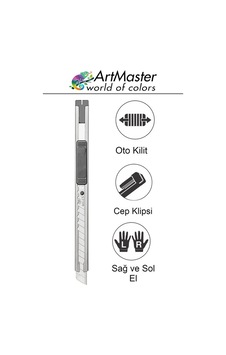 Maket Bıçağı Metal Cep Boy 9mm Falçata Kaymaz Kilitli Paslanmaz Dar 9mm Bıçaklı Maket Bıçağı Metal Falçata Küçük Boy Maket Bıçağı Metal Cep Boy 9mm Falçata Kaymaz Kilitli Paslanmaz Dar 9mm Bıçaklı Maket Bıçağı Metal Falçata Küçük Boy