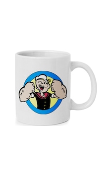 Temel Reis - Popeye Baskılı Kupa Beyaz Temel Reis - Popeye Baskılı Kupa Beyaz