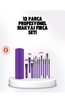 Lexroo Kusursuz Makyaj İçin 12 Parça Profesyonel Fırça Seti Taşın Lexroo Kusursuz Makyaj İçin 12 Parça Profesyonel Fırça Seti Taşın