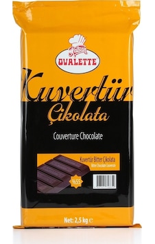 Ovalette Bitter Kuvertür 2.5 KG
