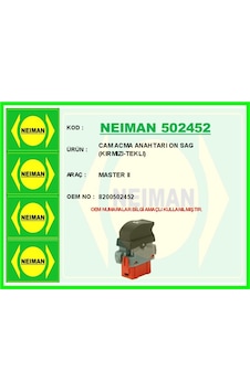 Bescher Cam Acma Anahtarı On Sag Kırmızı-teklı Master Iı Neıman 502452 8200502452