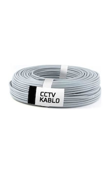 Camlook 100 Mt 2+1 0.50 Cctv Kamera Kablosu Camlook 100 Mt 2+1 0.50 Cctv Kamera Kablosu
