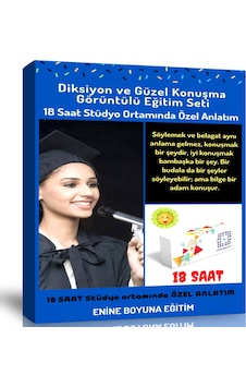 Diksiyon ve Güzel Konuşma Görüntülü Eğitim Seti Diksiyon ve Güzel Konuşma Görüntülü Eğitim Seti