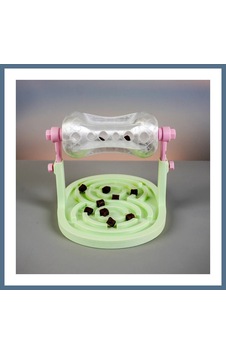 Buradabulabilirsin 3d Baskı Labirentli Köpek Ve Kedi Zeka Oyuncağı Dönen Ödül Silindirli Yavaş Yeme Aktivite - Yeşil Şeffaf Bbz Buradabulabilirsin 3d Baskı Labirentli Köpek Ve Kedi Zeka Oyuncağı Dönen Ödül Silindirli Yavaş Yeme Aktivite - Yeşil Şeffaf Bbz