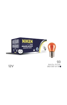Niken 12v 93 Ampul Yt Py21w Amber Bau15s 10 Lu