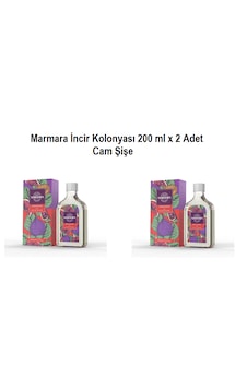 Marmara İncir Kolonyası Cam Şişe 200 Ml X 2 Adet