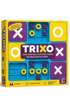 Trixo Xox Oyunu Strateji Ve Battle Oyunu - 3 Lüyü Diz Kazan Eğlenceli Zeka Oyunu 3+ Yaş Trixo Xox Oyunu Strateji Ve Battle Oyunu - 3 Lüyü Diz Kazan Eğlenceli Zeka Oyunu 3+ Yaş