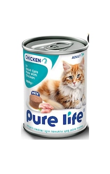 Pure Life Tavuk Etli Pate Yetişkin Kedi Maması 400 G