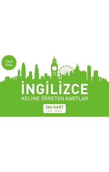 İngilizce Kelime Öğreten Kartlar - Yeşil Kutu - 384 Kart- Mavi Kelebek İngilizce Kelime Öğreten Kartlar - Yeşil Kutu - 384 Kart- Mavi Kelebek