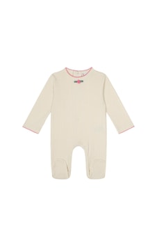 Antebies Organik Gots Sertifikalı Krem Jakar Kumaş, Gül Detaylı, Arkadan Ve Ağdan Çıtçıtlı, Uzun Kollu Bebek Tulumu Antebies Organik Gots Sertifikalı Krem Jakar Kumaş, Gül Detaylı, Arkadan Ve Ağdan Çıtçıtlı, Uzun Kollu Bebek Tulumu