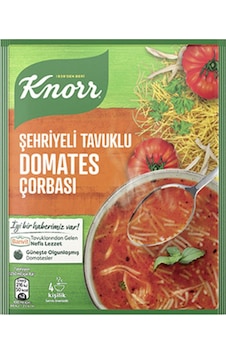 Şehriyeli Tavuklu Hazır Domates Çorbası 67 G X4 Adet