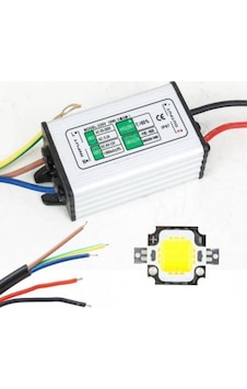 10w Beyaz Power Led Çip 10 Watt Projektör Ledi +led Driver Seti Cob Led 10w Beyaz Power Led Çip 10 Watt Projektör Ledi +led Driver Seti Cob Led