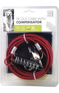 M-pets Compansatör Çelik Köpek Bahçe Bağlama Halatı 8 M 244-58014.02 M-pets Compansatör Çelik Köpek Bahçe Bağlama Halatı 8 M 244-58014.02