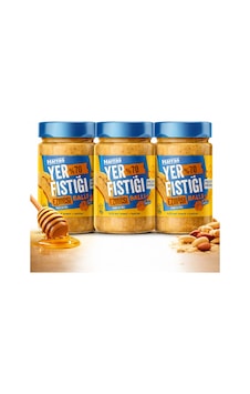 Ballı Yer Fıstık Ezmesi 350 G 3 Lü Paket