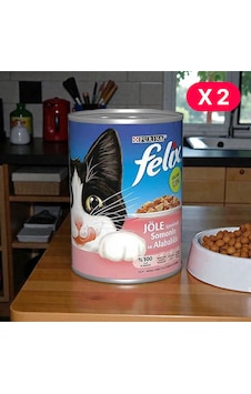 Somonlu Ve Alabalıklı Konserve Kedi Maması 400 Gr. 2 Li Somonlu Ve Alabalıklı Konserve Kedi Maması 400 Gr. 2 Li