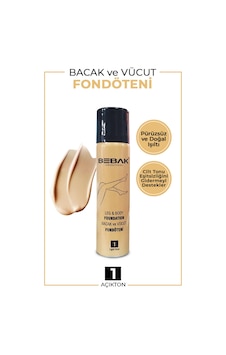 Bacak Fondöteni No:1 Light Açık Ton 75 Ml- Light 01 Bacak Fondöteni No:1 Light Açık Ton 75 Ml- Light 01
