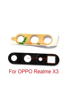 Realme Uyumlu X3 Arka Kamera Camı Lensi (Çıtasız Sadece Cam) Realme Uyumlu X3 Arka Kamera Camı Lensi (Çıtasız Sadece Cam)