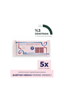 Bariyer Kremli Perine Bölgesi Temizleme Pedi/mendili 50'li - 5 Adet Bariyer Kremli Perine Bölgesi Temizleme Pedi/mendili 50'li - 5 Adet