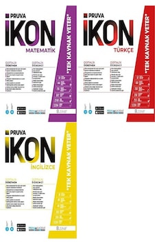 Pruva Akademi 8. Sınıf Matematik + Türkçe + İngilizce Defter Seti 3 Kitap 2023 Pruva Akademi 8. Sınıf Matematik + Türkçe + İngilizce Defter Seti 3 Kitap 2023