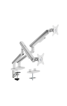 Brateck 17-32 İnç Uyumlu İki Kollu Amortisörlü Beyaz Monitör Kolu Ldt68-c024 Brateck 17-32 İnç Uyumlu İki Kollu Amortisörlü Beyaz Monitör Kolu Ldt68-c024