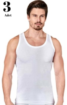 Berrak 3 Adet 1035 Erkek Modal Yazlık Ince Atlet - - Atlet,fanila - Beyaz - Xxl-60 001 Berrak 3 Adet 1035 Erkek Modal Yazlık Ince Atlet - - Atlet,fanila - Beyaz - Xxl-60 001