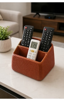 Masa Üstü Kumandalık Organizer Çok Bölmeli Tv Klima Kumanda Standı Düzenleyici 16x13x9.6 Cm Kahverengi Masa Üstü Kumandalık Organizer Çok Bölmeli Tv Klima Kumanda Standı Düzenleyici 16x13x9.6 Cm Kahverengi