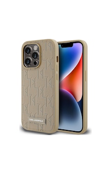 Apple Uyumlu iPhone 14 Pro Max Kılıf Karl Lagerfeld Lisanslı Magsafe Şarj Özellikli Kl Yazılı Hot Stamp Krem Apple Uyumlu iPhone 14 Pro Max Kılıf Karl Lagerfeld Lisanslı Magsafe Şarj Özellikli Kl Yazılı Hot Stamp Krem