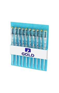 Gold Düz Kontrol Kalemi Klemens Çelik Uçlu- 24'li Paket Gold Düz Kontrol Kalemi Klemens Çelik Uçlu- 24'li Paket
