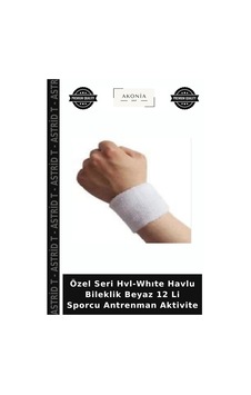 Özel Seri Hvl-whıte Havlu Bileklik Beyaz 12 Li Sporcu Antrenman Aktivite Özel Seri Hvl-whıte Havlu Bileklik Beyaz 12 Li Sporcu Antrenman Aktivite