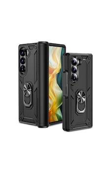 Zore Galaxy Z Fold 6 Kılıf Ogaa Vega Kapak - Siyah Zore Galaxy Z Fold 6 Kılıf Ogaa Vega Kapak - Siyah