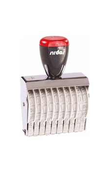 Sırdaş Numaratör 9 MM 10 Hane 15910 Büyük Boy