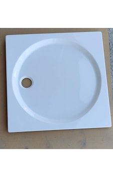 Artemis 90X90 Kare Yassı Gömme Tipi Duş Teknesi Beyaz Gövde
