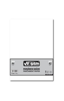 A4 40 Parça Çizgisiz Parşömen Kağıdı Standart A4 40 Parça Çizgisiz Parşömen Kağıdı Standart