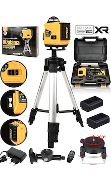 Assur Asr927 360 16 Köşe Tripod'lu Lazer Metre Hizalama Sarı Assur Asr927 360 16 Köşe Tripod'lu Lazer Metre Hizalama Sarı
