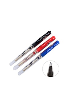 Uni-Ball Um-153 3Lü Siya-Mavi-Kırmızı Set Imza Kalemi 1Mm Uç