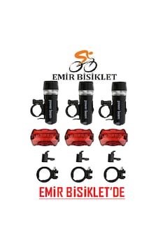 Guangdong Spirit Te 3 Parça Bisiklet Aksesuarları Ultra Parlak Kırmızı - Siyah