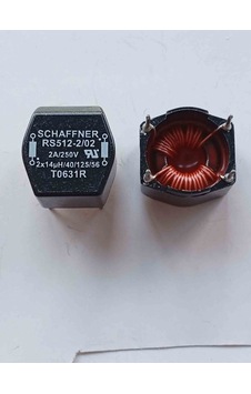 Rs512-2 2a 250v 14uh 2a Schaffner 3 Adet Rs512-2 2a 250v 14uh 2a Schaffner 3 Adet