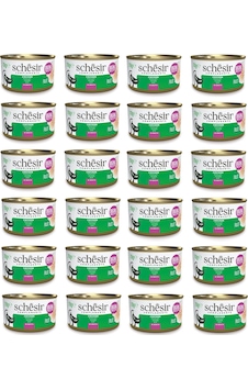 Schesir Tavuklu Broth Pişirme Suyunda Tamamlayıcı Kedi Konservesi 70 Gr. X 24 Adet Schesir Tavuklu Broth Pişirme Suyunda Tamamlayıcı Kedi Konservesi 70 Gr. X 24 Adet