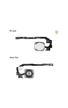 iPhone Uyumlu 5s Home Tuşu - Gümüş / Silver Orta Tuş Butonu Parmak İzi Butonu Açma-kapama Butonu iPhone Uyumlu 5s Home Tuşu - Gümüş / Silver Orta Tuş Butonu Parmak İzi Butonu Açma-kapama Butonu