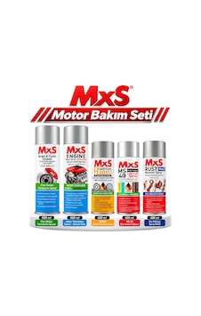 Mxs Motor Bakım Seti- Fren Balata Temizleyici, Çok Amaçlı Yağlayıcı Sprey, Şeffaf Sıvı Gres Sprey,pas Sökücü Sprey Mxs Motor Bakım Seti- Fren Balata Temizleyici, Çok Amaçlı Yağlayıcı Sprey, Şeffaf Sıvı Gres Sprey,pas Sökücü Sprey