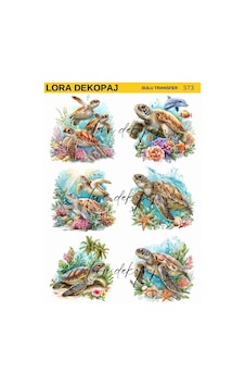 Lora Dekopaj Sulu Transfer Kağıdı - 573 25x35 Cm