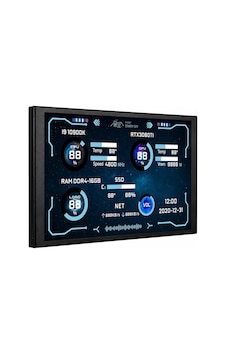 Turzx 8" Pc Kasa İçi Akıllı Ekran Siyah 76204428 Turzx 8" Pc Kasa İçi Akıllı Ekran Siyah 76204428