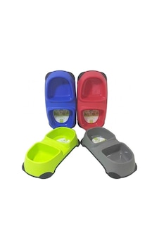 Nunbell M İkili 34 x 16 x 7 CM Plastik Kedi Mama Kabı Çok Renkli Nunbell M İkili 34 x 16 x 7 CM Plastik Kedi Mama Kabı Çok Renkli