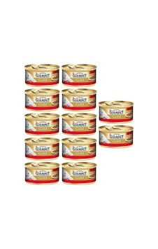 Gourmet Gold Parça Etli, Sığır Etli Yaş Kedi Konservesi 85 Gr 12 Adet Gourmet Gold Parça Etli, Sığır Etli Yaş Kedi Konservesi 85 Gr 12 Adet