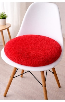 2 Adet Yuvarlak Sandalye Minderi 40cm Kırmızı Kırmızı 2 Adet Yuvarlak Sandalye Minderi 40cm Kırmızı Kırmızı
