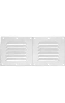 Vent. Shaft Grilles Cover, Double,255x155mm, Black Vent. Shaft Grilles Cover, Double,255x155mm, Black